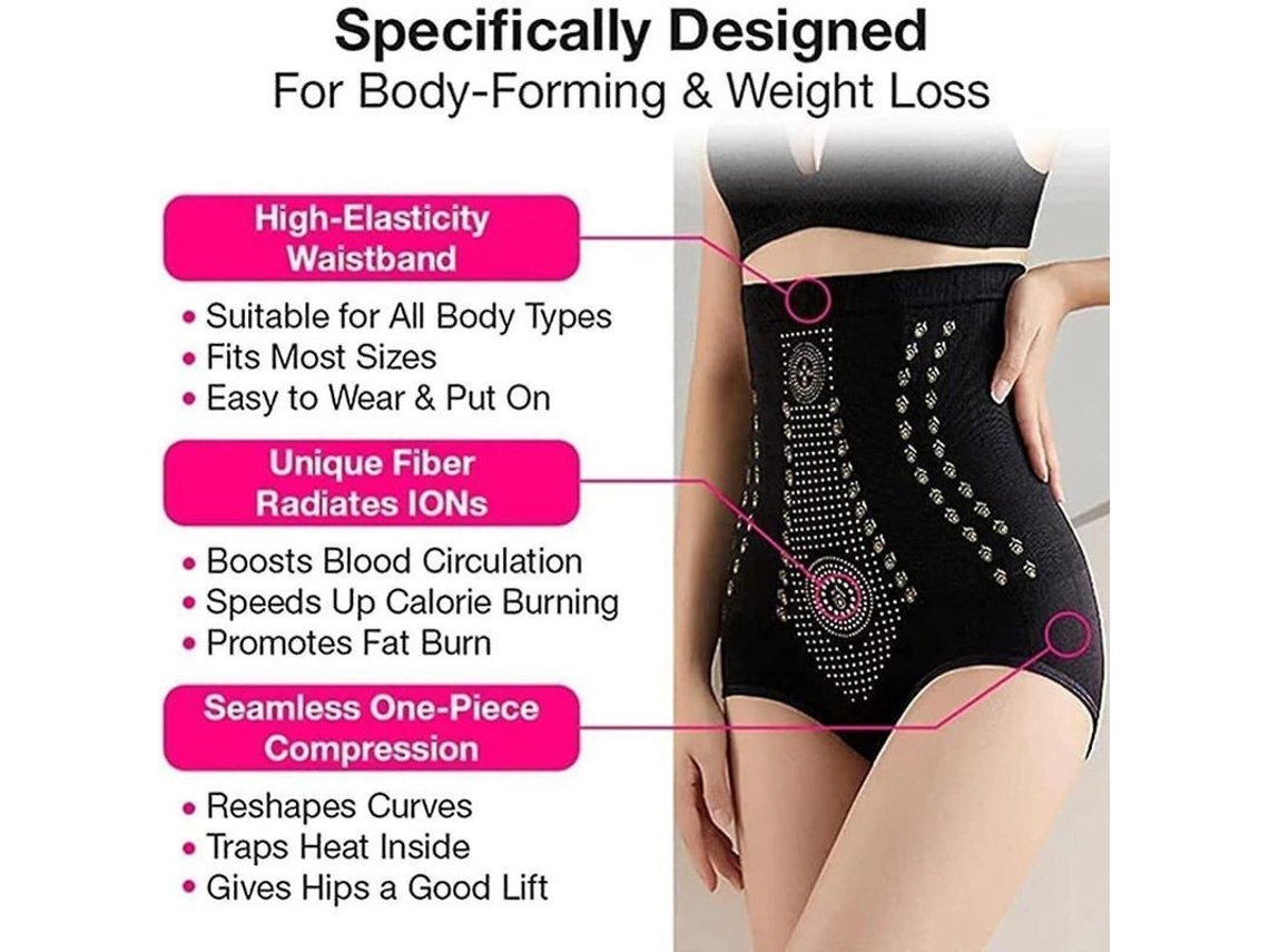 2026-shaper De Restauração De Fibra Única, Controle Abdominal Honeycomb De Grafite Alto M Negro
