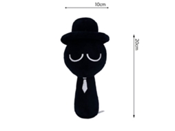 Brinquedo de Pelúcia Incredibox Sprunki No.10 GOKOCO (20x10cm, 45g)