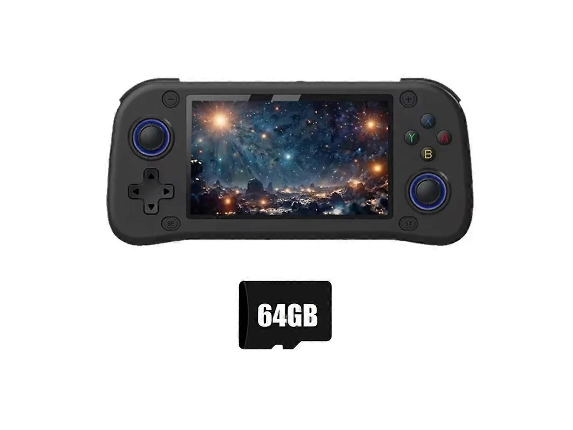 Console De Videogame Portátil Retrô G28, 64 Gb, Tela Hd 4,3 Polegadas, Preto