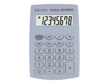 Calculadora vetorial de plástico azul Kav Vc 210 lb