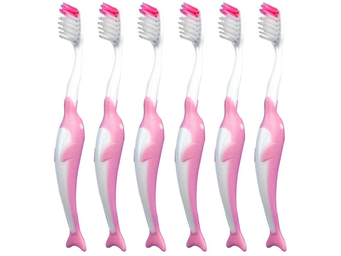 6Pcs Escova de Dentes Infantil ALLINLESS