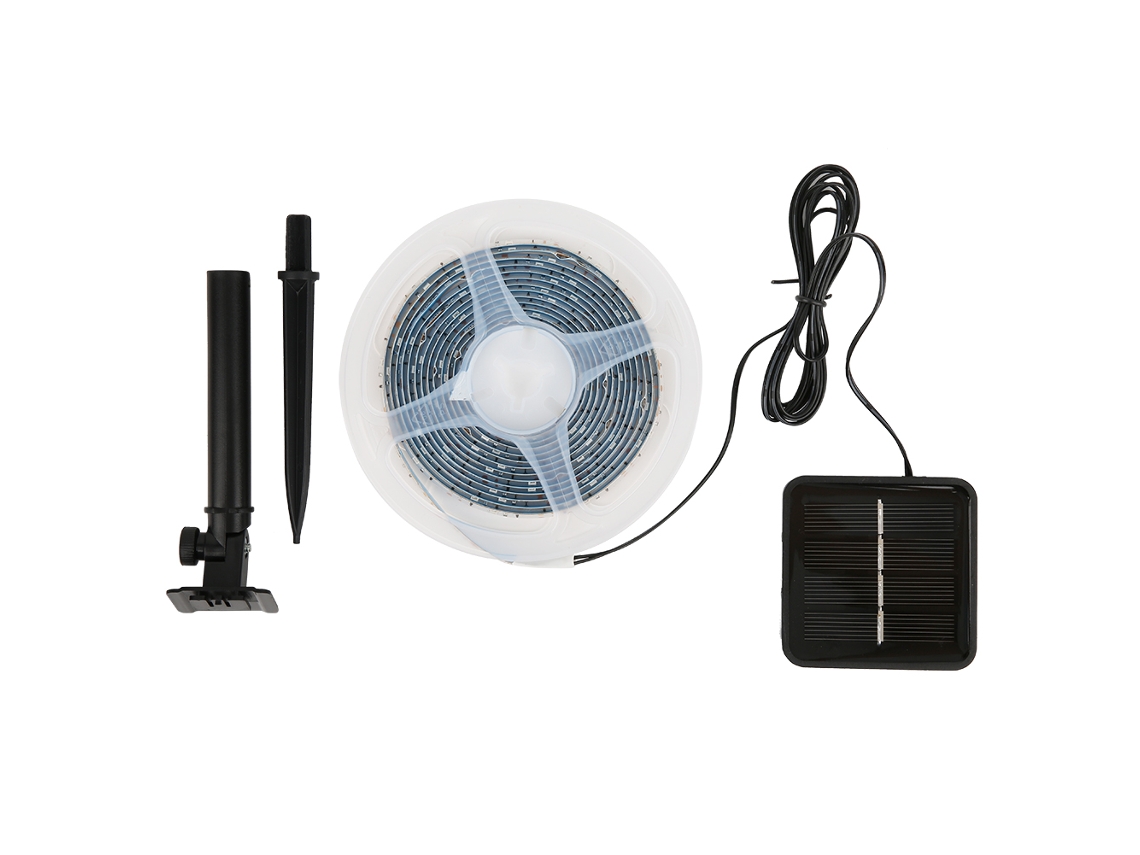 2026 cinta Led Flexible de 3m 90led Solar Impermeable para Decoración de Árbol de Navidad Y Jardín Colorida