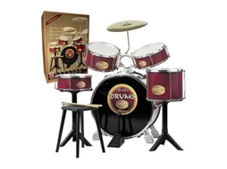 Bateria Musical Golden Drums REIG (Idade Mínima: 4 anos)
