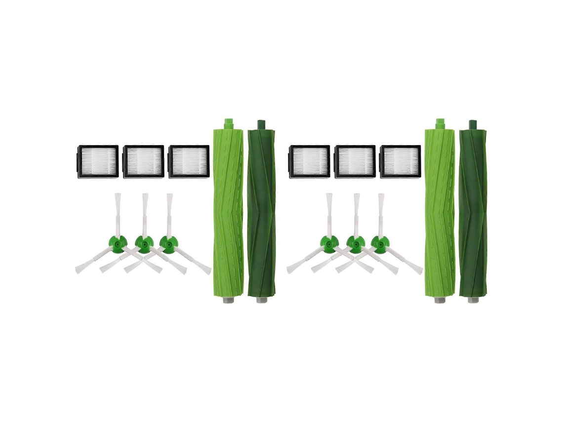 2 Conjuntos Para Irobot Roomba I3 I3 + I7 I7 + I4 I6 I6 + I8 I8 +/plus E5 E6 E7 J7 Ie J Série Principais Filtros De Escova Lateral_glo