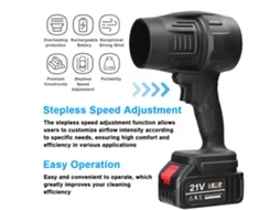 Ventilador Turbo Jet Dry Blower Com 1400g De Empuxo Para Limpeza