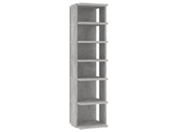 Sapateira Madeira Derivados Cinzento Cimento MAISON EXCLUSIVE (27,5x27x102 cm)