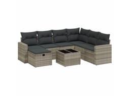 Garden Sofa Set, Garden Sofa Sets Vidaxl Cinzeto Rattan / Vime (n/a)
