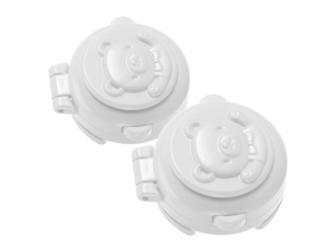 Capas De Botão Para Máquina De Lavar Roupa Em Abs Branco
