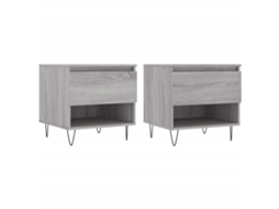 Coffee Table, Coffee Tables Vidaxl Cinzeto Madeira Processada (n/a)