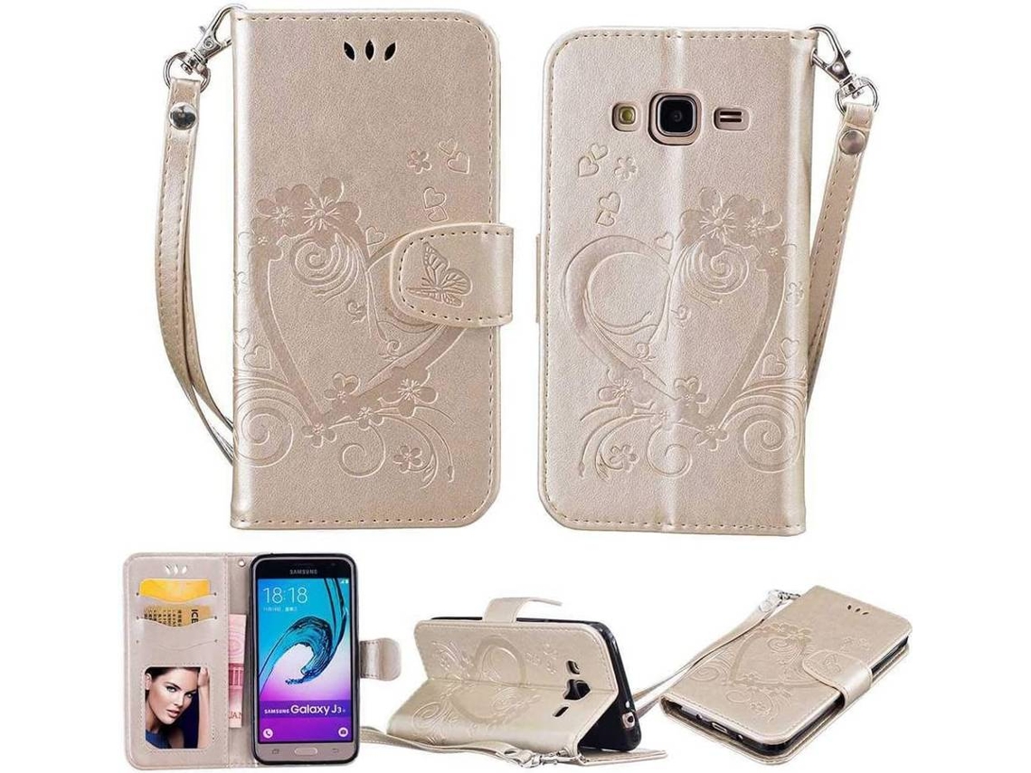 Capa Samsung Galaxy J3 2016 J310 HONGWE. Dourado
