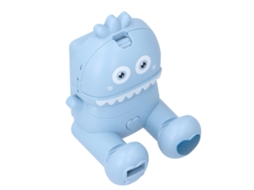 Primerox ventilador Mini Relógio Portátil com Pulseira Usb 1200mah Bateria Azul 3+ Anos