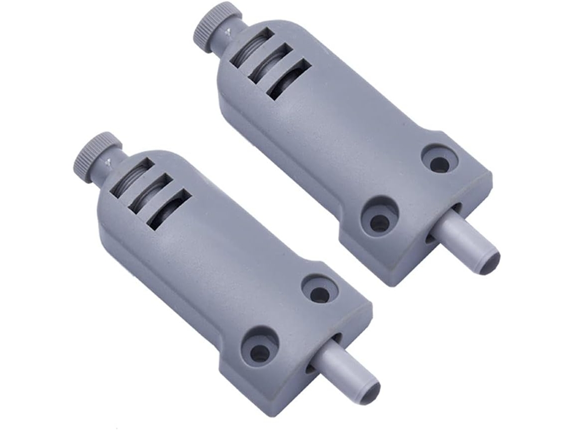 Kit Com 2-amortecedores De Fechamento Suave Em Abs Para Portas Armários Cozinha Fecho Pressão Abrir Trava Porta