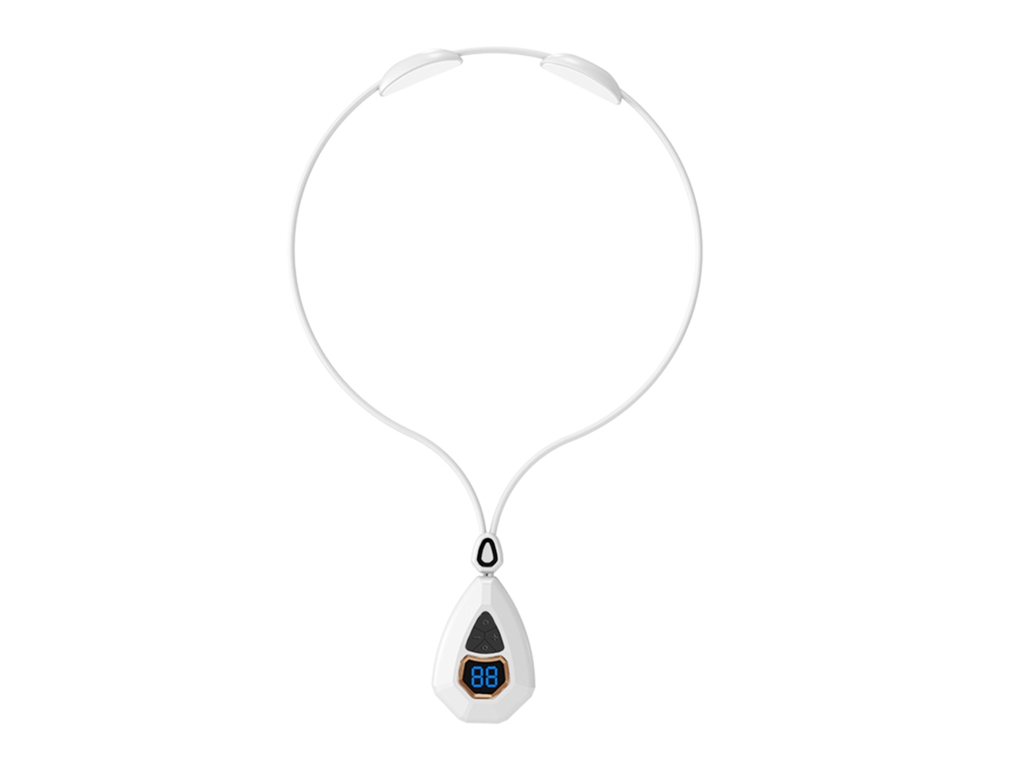 Massageador De Pescoço Com Calor, Massageador Portátil De Ombro E Pescoço, Pulso Elétrico Ems, Massageador Linfático Para Mulheres Aquaforge