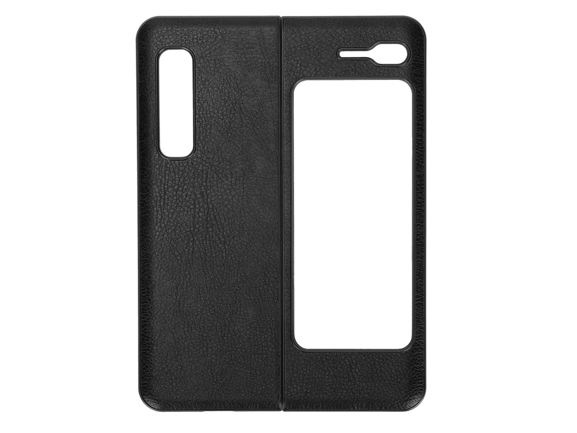 Mali capa de Couro para Samsung Galaxy Z Fold I/w20 Case Tela Dobrável Protetora Anti Impacto Preta