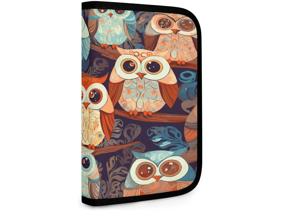 Bolsa dupla para ferramentas com estampa do anime Coruja, ideal para guardar e organizar ferramentas.