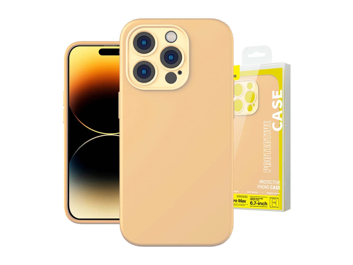 Capa Baseus Para Iphone 14 Pro Max Com Gel De Sílica Líquida Conjunto De Vidro Temperado