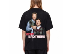 Rockinstone Step Brothers Movie Full Color Black Adult T-shirt Size:l
