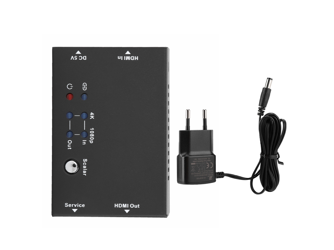 KOFIHETY Repetidor Hdmi 18 Gbps Com Conversor Hdcp 2.2 Para 1.4 E Escalonador 4k, Entrada Eu 100 240 V