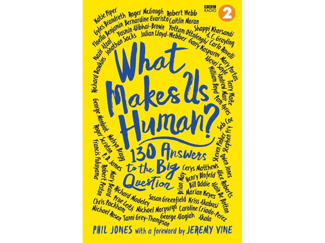 Livro What Makes Us Human? De Jeremy Vine (inglês)