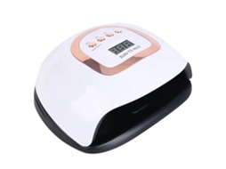 Lâmpada de unhas com sensor inteligente, 2 fontes de luz LED de 220 W para esmalte em gel em salão de beleza.