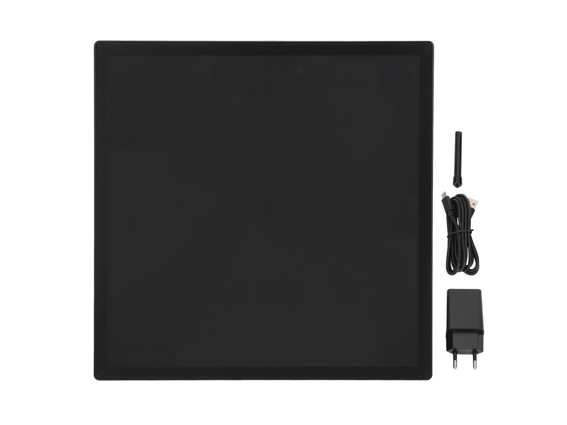 Relógio Digital Led HKJ 16x16 Pixels Programável Arte Enchufe EU S/MARCA