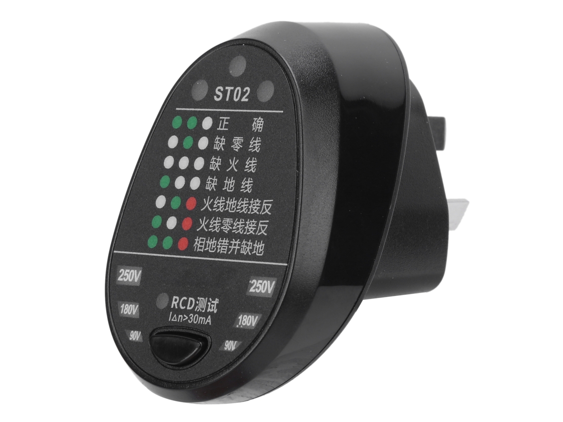 Testador de Tomada St02 com Display Led | S/MARCA