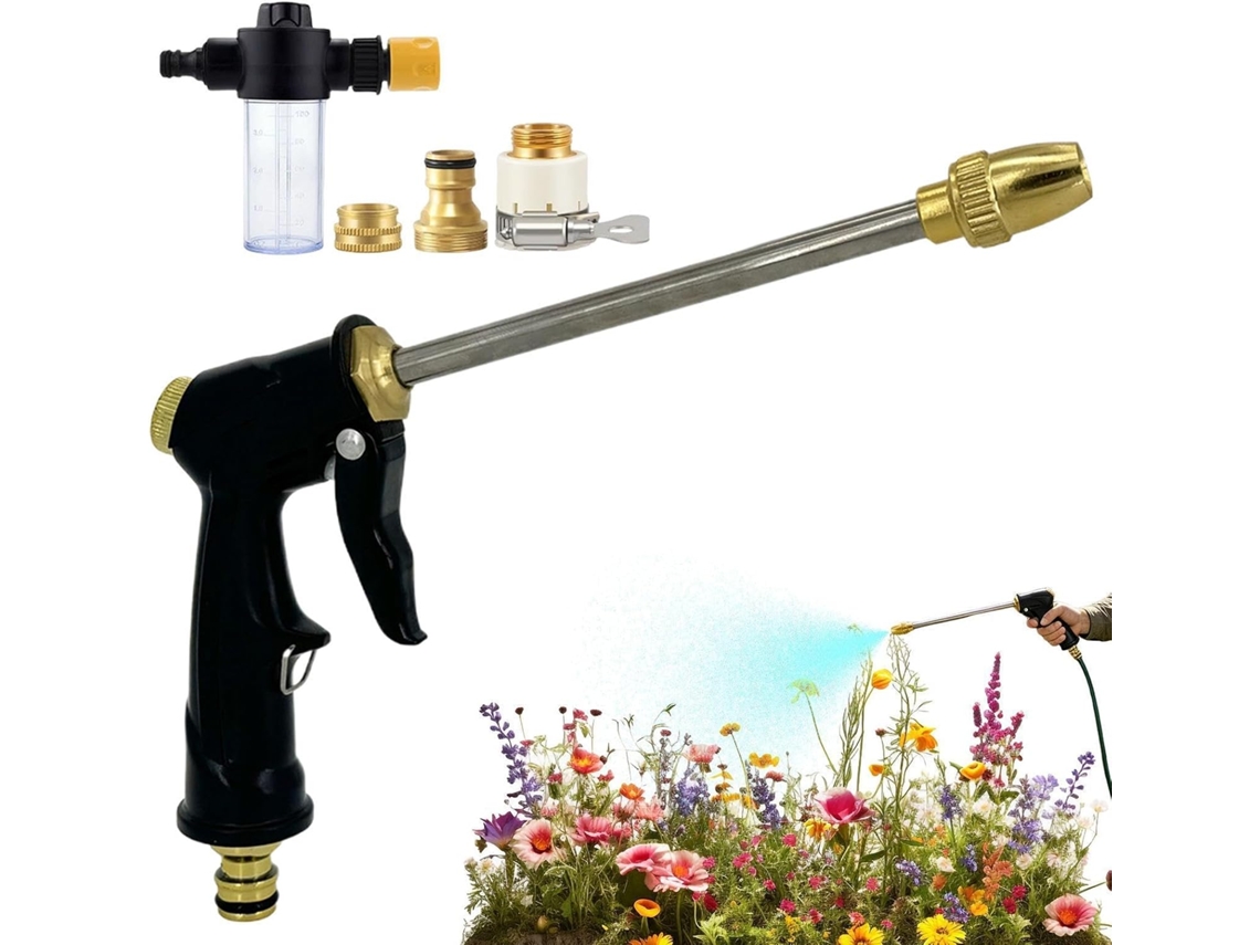 Bocal De Metal Para Mangueira Jardim Alta Pressão