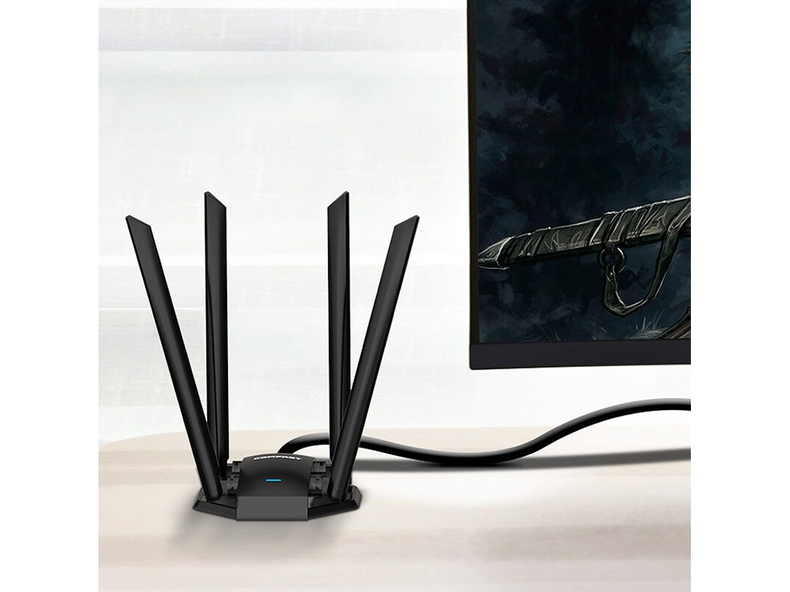 Placa de rede Fios Comfast CF WU785AC 1300 Mbps MDUG (não aplicável)