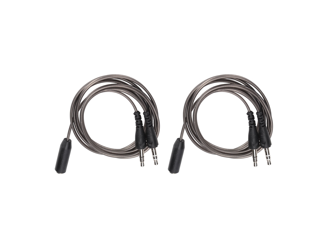 Divisor de fones Mali, 3.5mm fêmea, para dois machos, com microfone