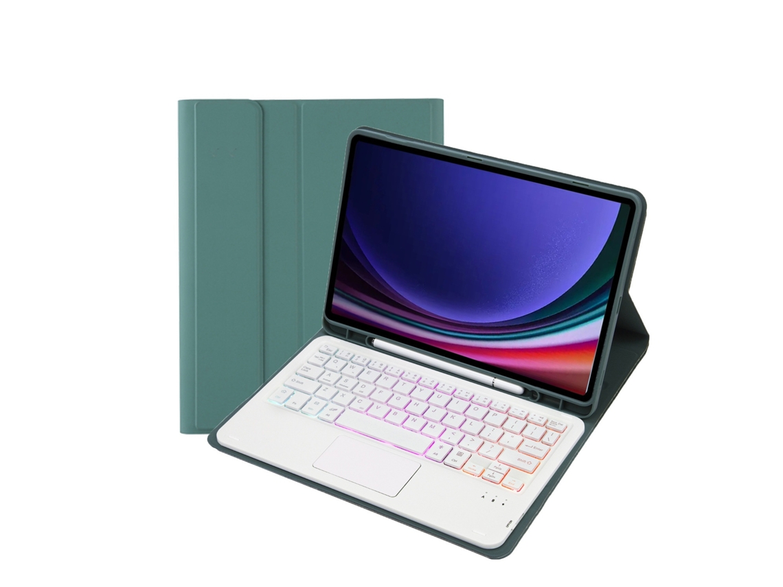 Lurelia Capa Com Teclado Bluetooth Para Samsung Tab S9fe Plus 12.4