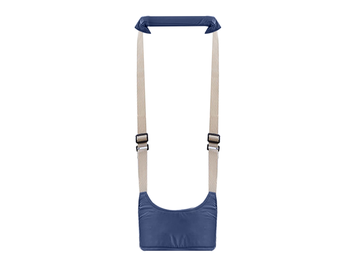 Arnés Para Bebê Andar De Algodão Respirável Assistente De Caminhada Para Crianças Com Manga Capacidade De 20kg Azul Marinho