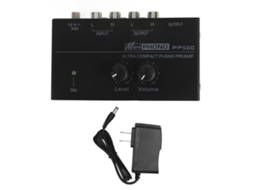 Pré-amplificador De Toca-discos Phono Ultra Baixo Ruído Controle De Volume Independente 100‑240v Plug Us