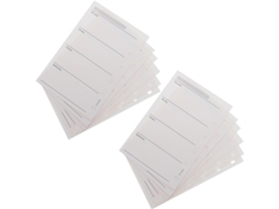Recarga Para Agenda Pessoal 200 Folhas Hebdomadaires Vierges 6 120g/m² Formato A7 4,7x3,1 Bolsas Papel