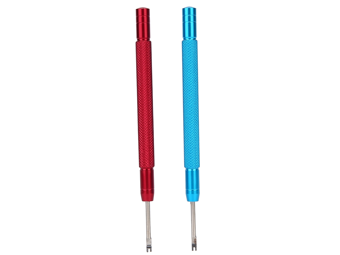 Ferramenta para abrir e remover Ponteiras de relógio - Acessório de reparo - 2 peças (vermelho e azul)