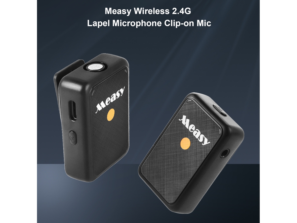 Mali Microfone Sem Fio Lapela 2.4g Plug Play Type c para Celular, Tablet, Pc, com Cancelamento de Ruído