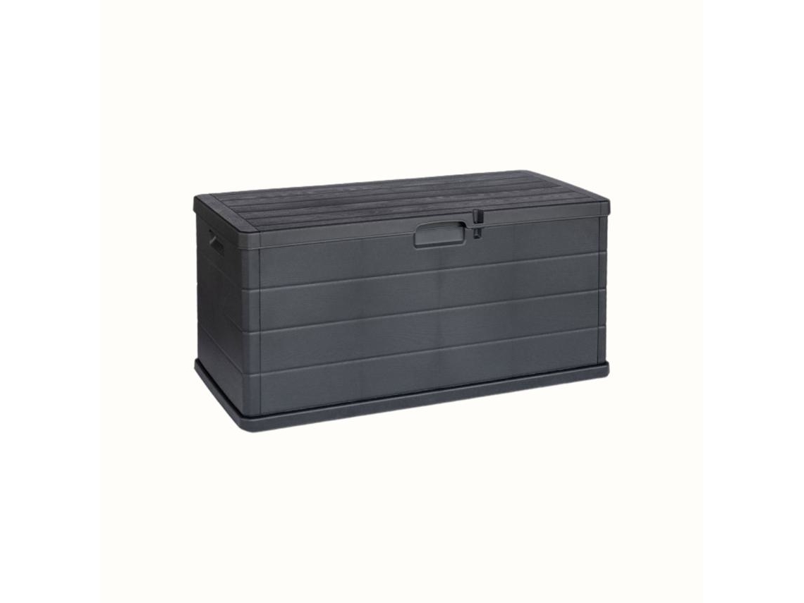 Baú de Arrumação Exterior Alpha IPAE PROGARDEN (Outlet Caixa Aberta - 340L com 4 Rodas - 118x57x59cm - Antracite)