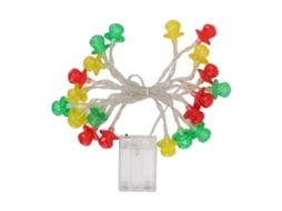 Rebe-cordón De Luces Led Com Pilha Para Decoração De Quarto De Natal Lâmpadas Decorativas