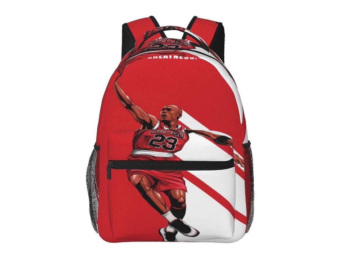 Mochila T24 Michael Jordan Para Estudantes, Durável E Leve, À Prova Dágua E Com Alça De Ombro Respirável. Loja Olysi
