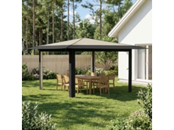 Vidaxl Gazebo Sem Lado 4 X 4 M Creme E Antracite