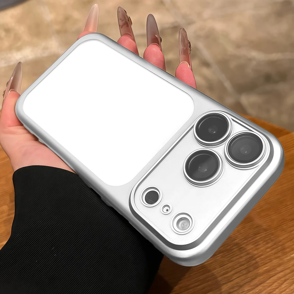 Capa Oficial Ultrafina Para Iphone 14 (prateada), Com Acabamento Fosco E Proteção Contra Impactos.