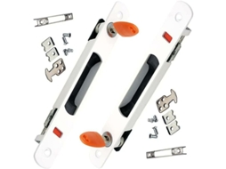 Fechadura Gancho Lurelia Para Janela E Porta Deslizante, Aço Inoxidável, Branca, Modelo Compacto