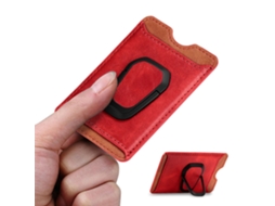 Suporte Multifuncional Prático Para Celular Com Compartimento Para Cartão