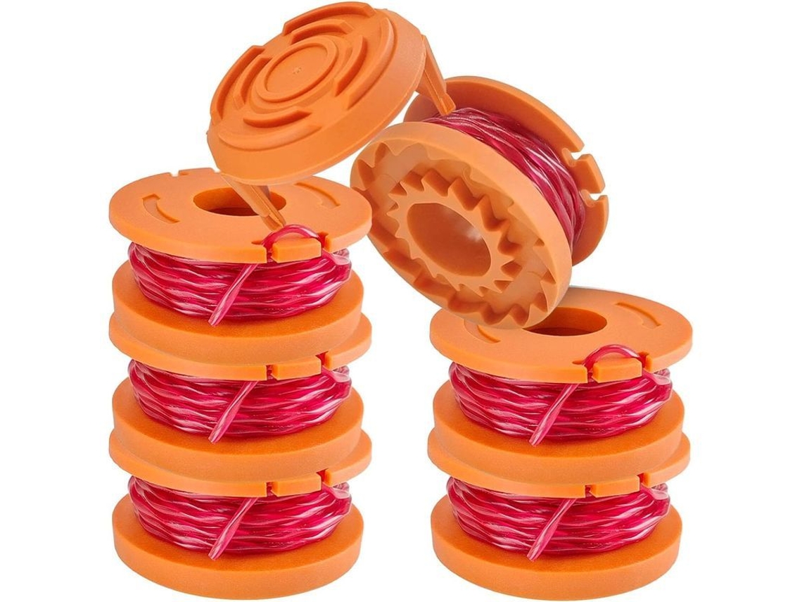 Bobina de linha Nova Line, para cortador de grama Worx 20v, compatível com Wg163, Wg160, Wg150, 2 unidades