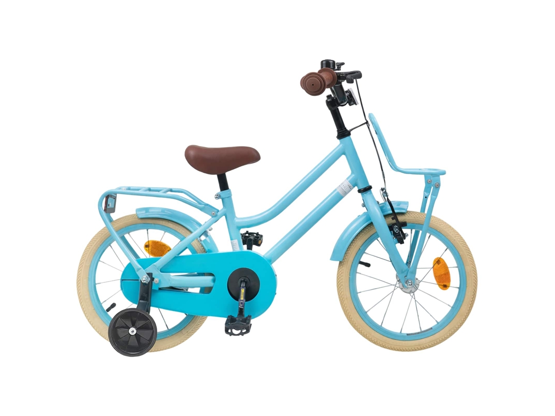 Vidaxl Bicicleta Infantil 14 Polegadas Para 3 A 5 Anos Azul-claro