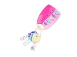 Mali brinquedo Chave Controle Remoto Carro Musical Educativo para Bebês Rosa