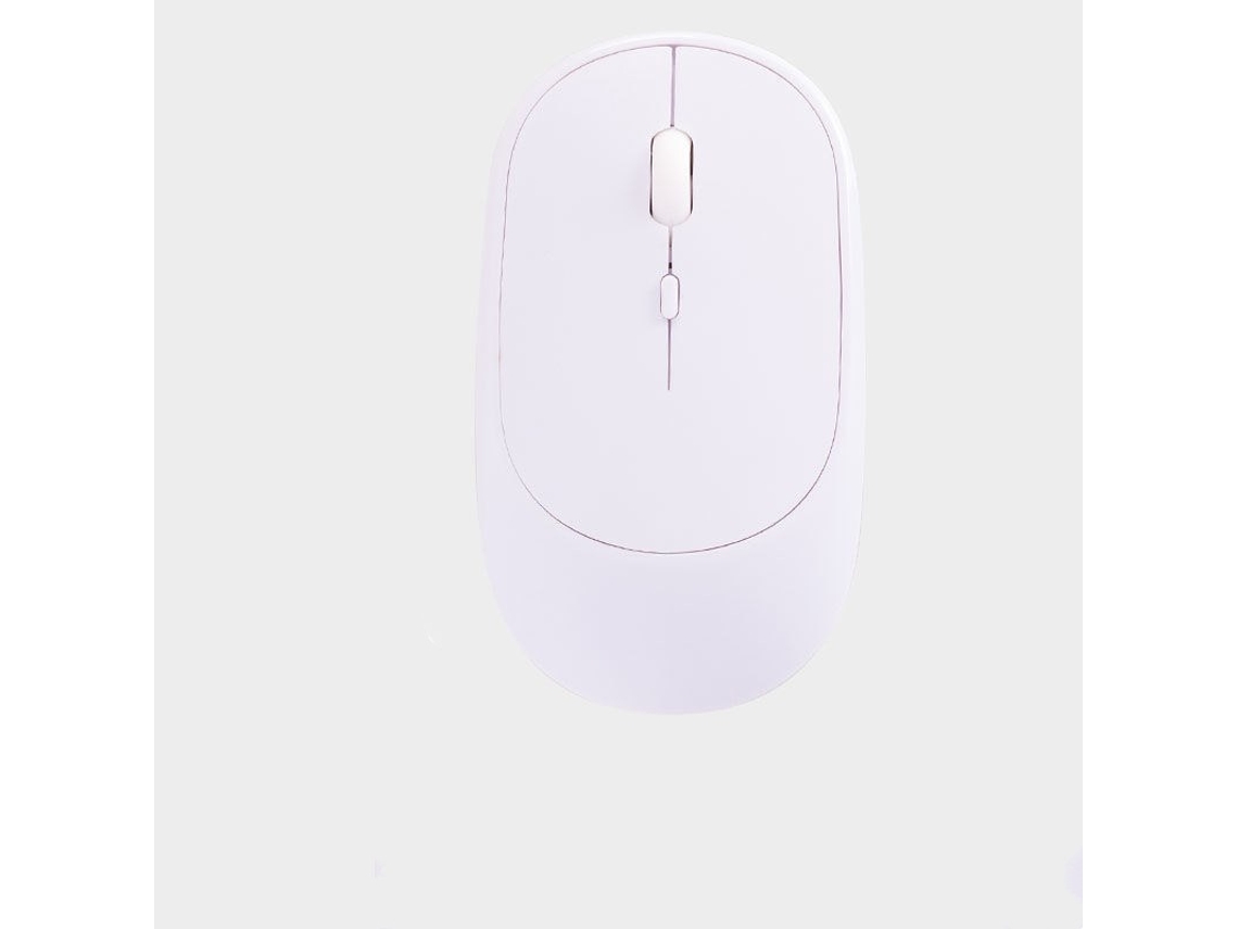 Rato Yizhood Jogos Silenciosos Sem Fio Sem Fio Recarregáveis Sem Fio Do Computador De Blueteeth 2.4g Usb Para O Telefone Do Ipad Do Portátil Branco