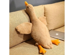 Brinquedo De Pelúcia Grande De Ganso Branco De 50-190 Cm, Bicho De Pelúcia Macio, Almofada De Pato Enorme, Almofada De Sofá Extra Grande De Ganso Bran
