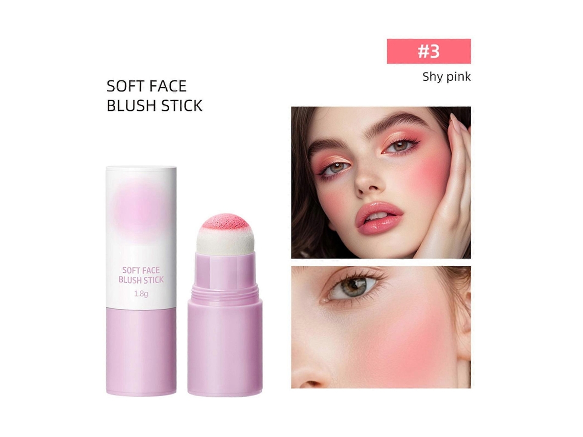 Blush Em Bastão Com Ponta De Esponja 1,8g, Clean Beauty Everley891