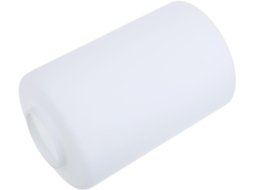 Vidro Cilíndrico Branco Fosco Para Luminárias Pendentes E De Teto, Protege A Lâmpada E Reduz A Luminosidade.