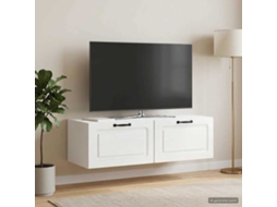 Vidaxl Gabinete De Tv De Parede Branco Brilhante 98 X 41 X 30 Cm